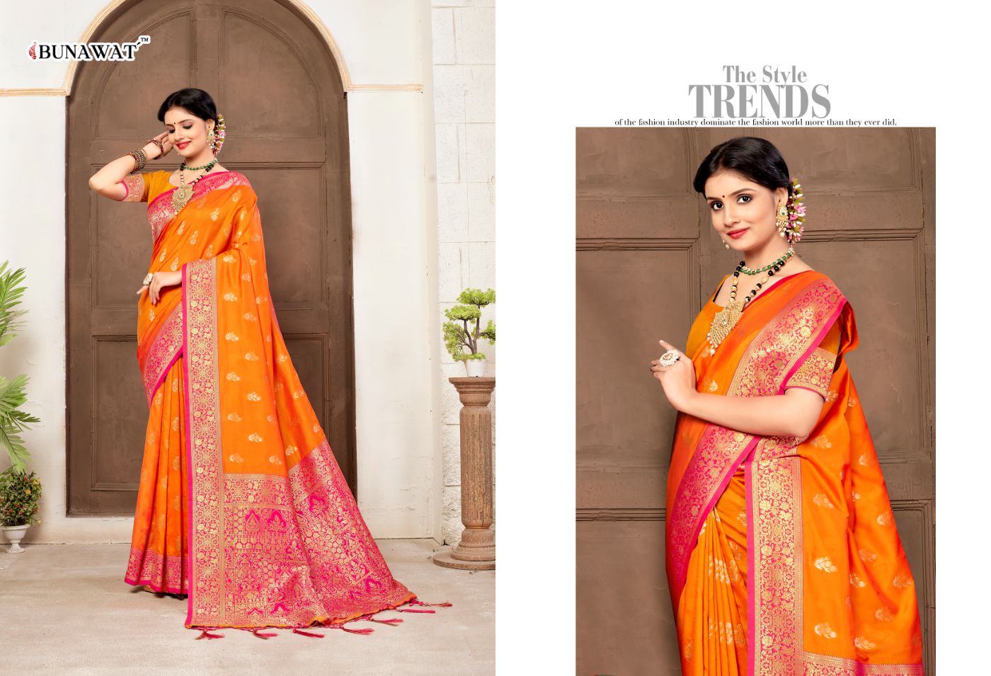 Parampara By Bunawat Banarasi Silk Sarees Catalog
